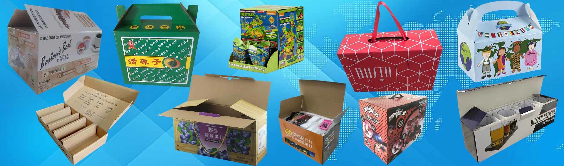 quality Colored Corrugated Boxes Service