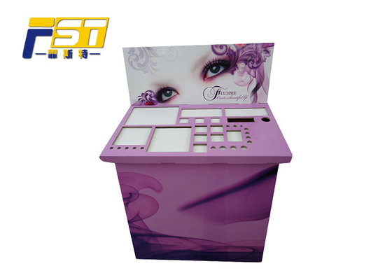 4C Offest Printing Cardboard Display Boxes , Cosmetic Store Makeup Retail Display Boxes