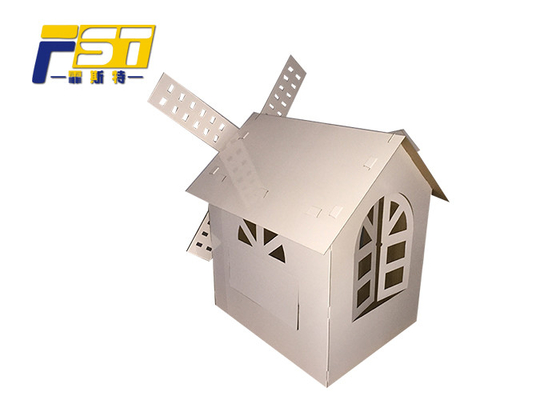 Various Styles Children'S Playhouse Cardboard Furniture Sturdy Load - Bearing Capacity