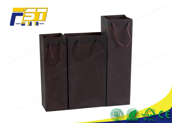 Recycled Kraft Paper Bag Twisted Handle CMYK 4C Offest Printing For Gift Packaging