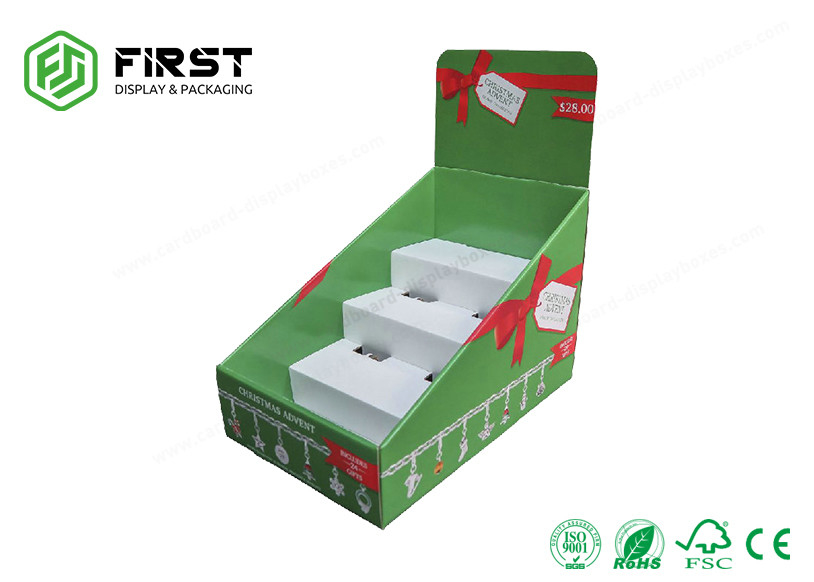 OEM Cardboard Counter Display Foldable Retail Store Corrugated Paper Counter Display