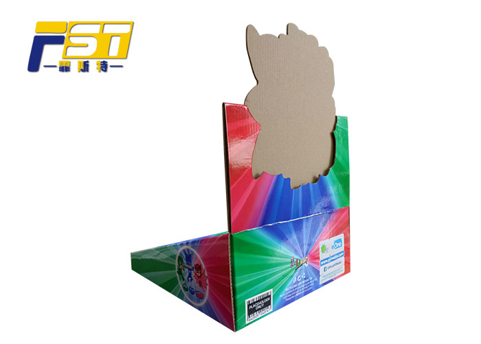 Full Color Printing Corrugated Paper Counter Display With High Quality For Retail Store