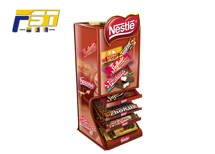 Retail Cardboard Display Shelves Full Color Offset Printing Retail Cardboard Display Shelves Full Color Offset Printing For Snacks And Biscuit