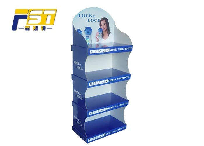 Size Customized Cardboard POP Displays , Retail POP Displays For Supermarket Promotion