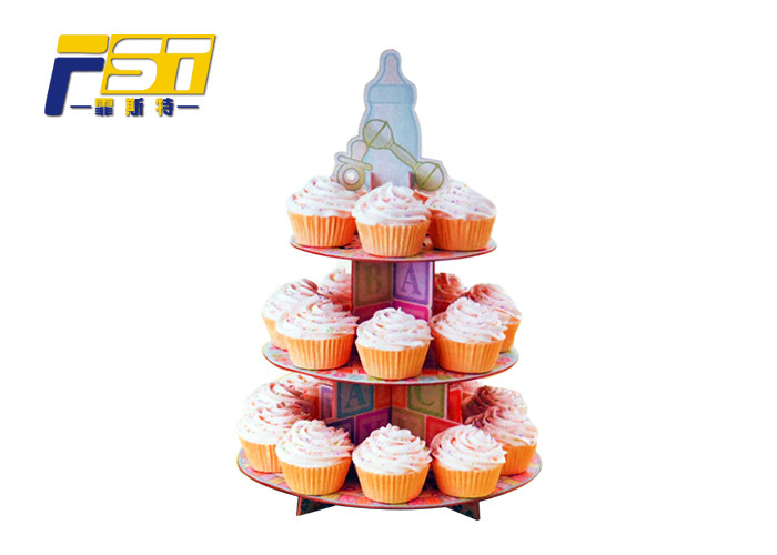 Superb Appearance Cardboard Wedding Cake Stand With High Load - Bearing Capacity