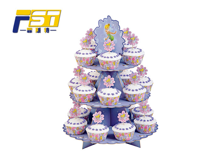 Superb Appearance Cardboard Wedding Cake Stand With High Load - Bearing Capacity