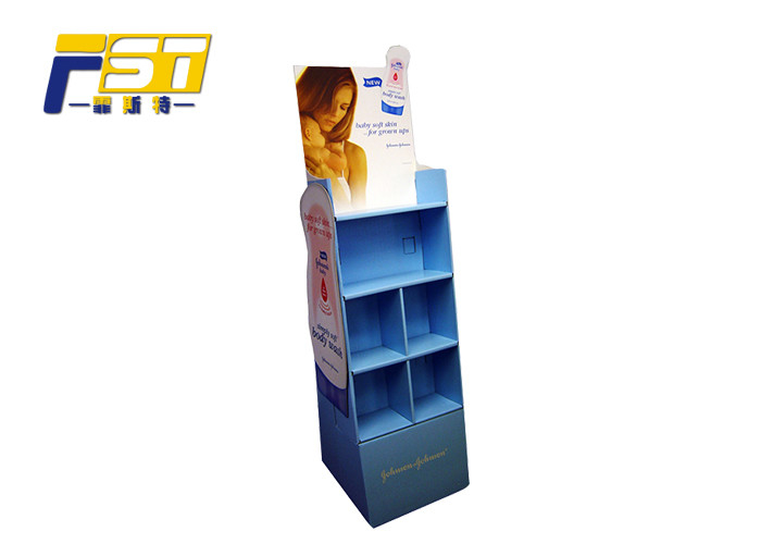 Skin - Care Cardboard POS Display Boxes Moisture Resistant For Supermarket Promotion