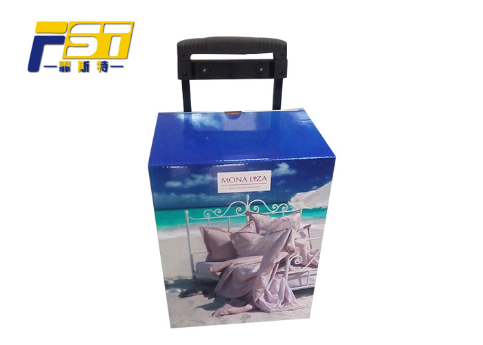 Moistureproof Cardboard Trolley Box , Multipurpose Cardboard Supermarket Trolley Bags
