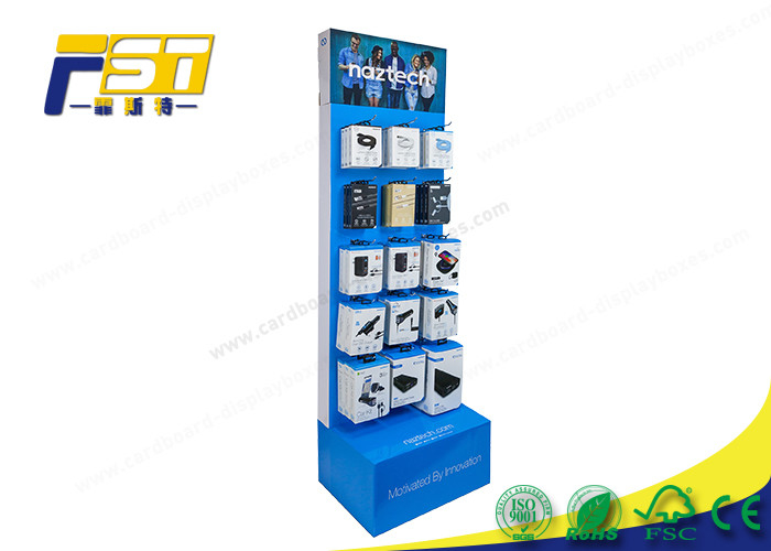Offset Printing Cardboard POP Displays For Cell Phone Accessory Retail Promotion