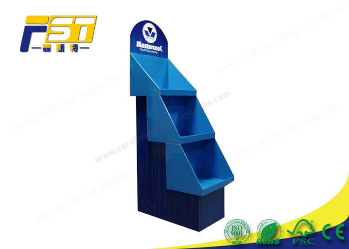 Stable Corrugated Pop Displays , Full Color Printing Pop Display Stand For Advertising