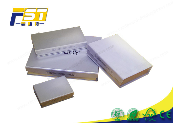 Recycled Cardboard High End Gift Boxes Magnetic Closure Foldable Paper Packaging