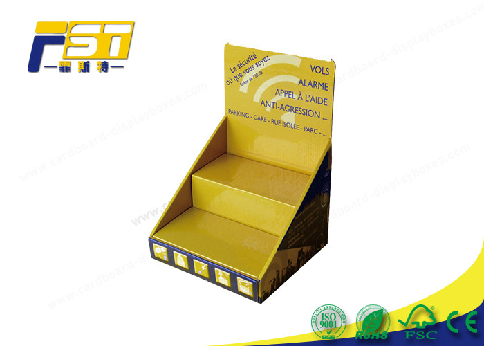 Offest Printing Retail Display Boxes Cardboard , Portable Cardboard Display Rack