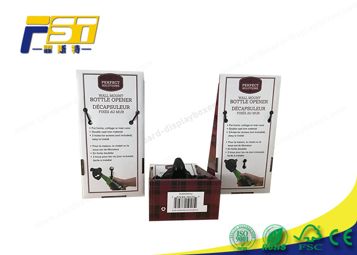 ISO9001 Cardboard Counter Display 350g CCNB Embossing