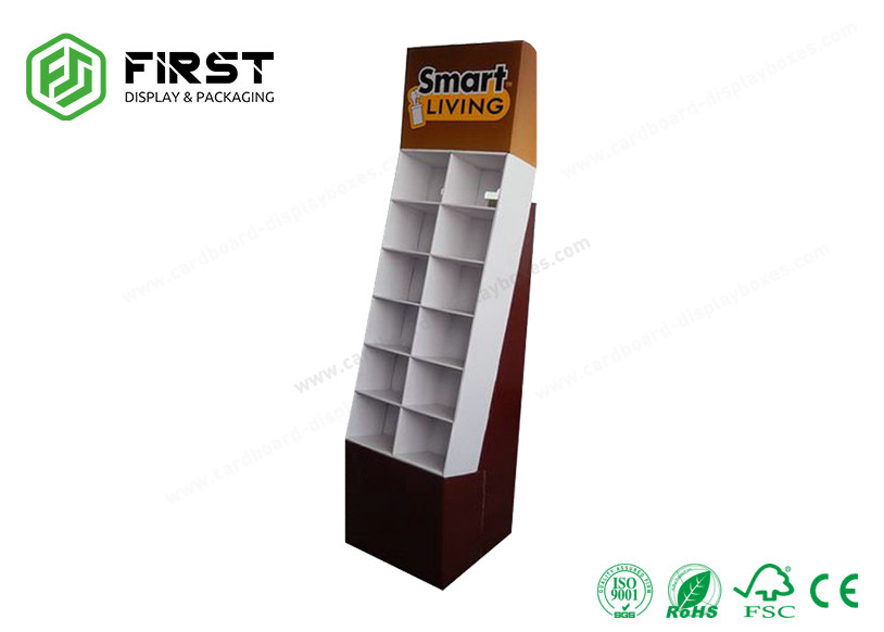 Offset Printing Cardboard Pop Displays Custom Made Varnish Coating