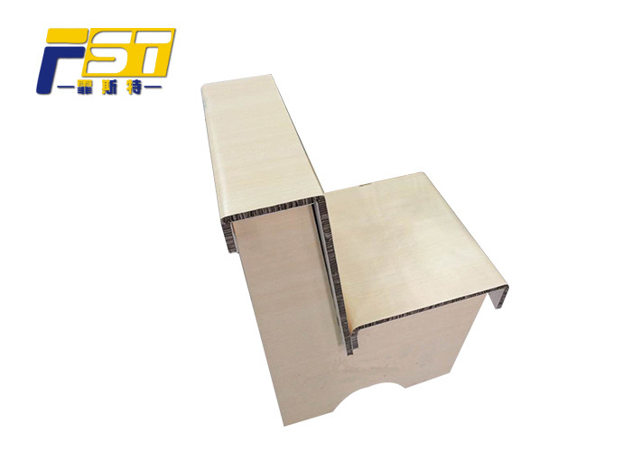 Light Weight Cardboard Commercial Display Furniture Full Color Printing For Promotion