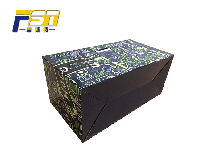 Heavy Duty Colored Corrugated Boxes UV Coating Serviceable High Load-Bearing Capacity