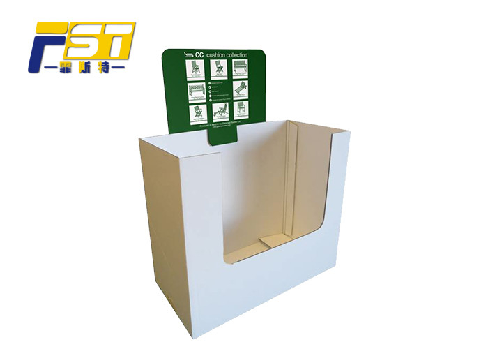 Advertising Rectangle Cardboard Dump Bins Portable Saving Labor Power For Milk