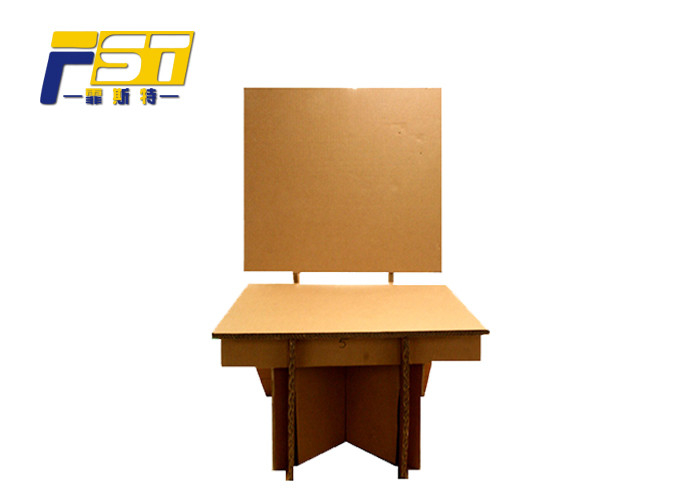 Lightness Durable Cardboard Box Furniture Glossy Lamination For Indoor / Outdoor