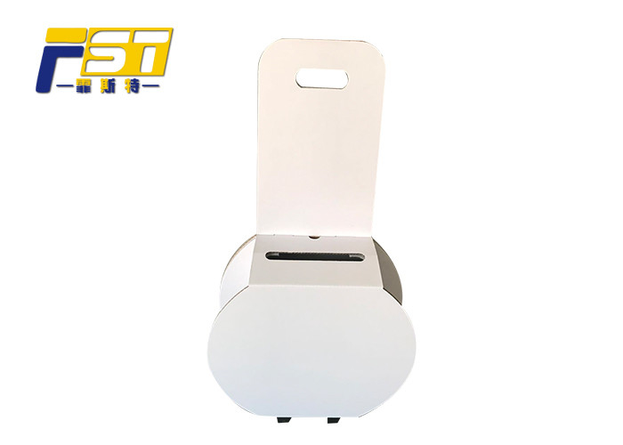 Waterproof Safe Cardboard Trolley Box White Color For Advertising Promotion