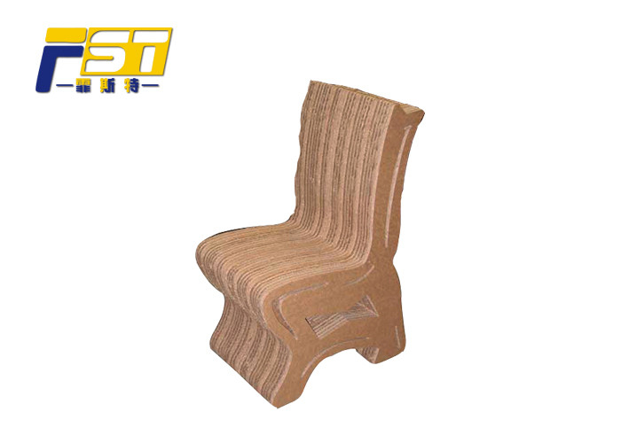 Convenient Eco Chair Foldable Cardboard Furniture Multifunctional For Chain Stores