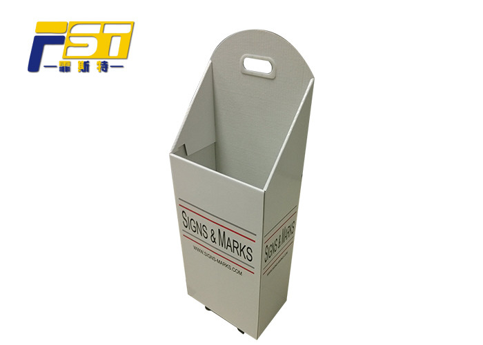 Recyclable POP Carton Trolley Box Multi - Function High Load - Bearing Capacity