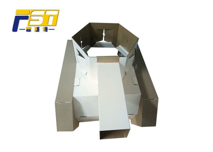 Full Color Printing Cardboard Box Furniture , Custom Design Foldable Cardboard Furniture