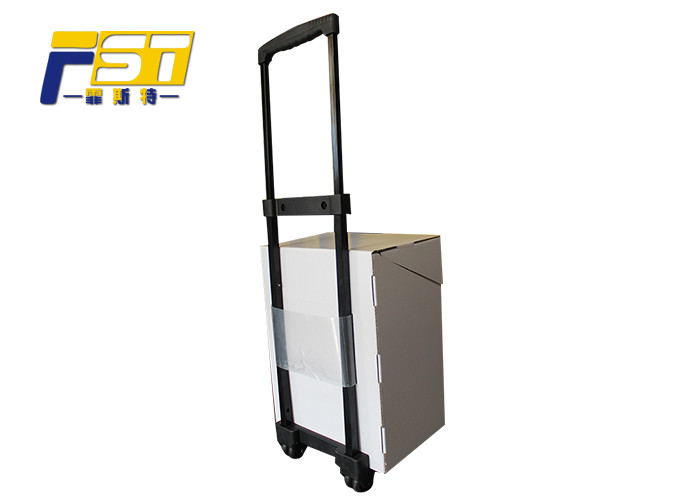 Easy Taking Cardboard Trolley Box , 100% Recyclable Cardboard Tool Box Trolley