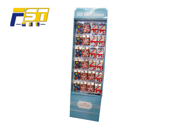 Multipurpose Cardboard Merchandising Displays Light Weight With Plastic Hooks
