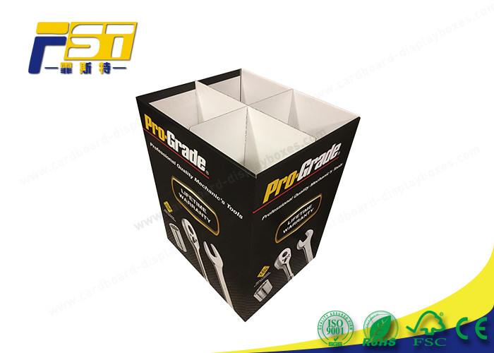 Eco - Friendly Paper Cardboard Recycling Bins Snacks Retail Point Of Purchase Displays