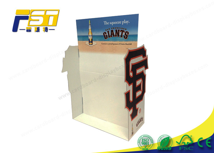 Custom Color Printed Recycled Paper Cardboard Dump Displays Store Promotion Applied