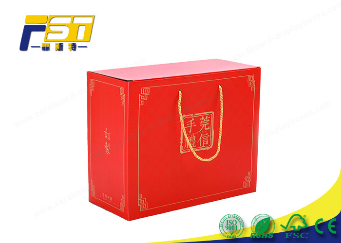 Recycled Cardboard Colored Corrugated Boxes Printed Logo For Food Packaging