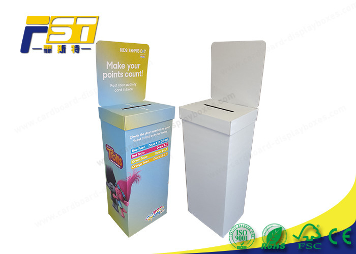 Colorful Printed Cardboard Dump Bin Display Recycled High Strength For Shops