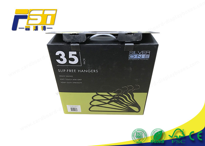 Reusable Colored Corrugated Boxes Paper Packaging Custom Printed For Hanger