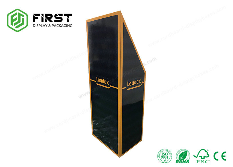 Custom Made 3 Layer B Flute Corrugated Cardboard Floor Display With CMYK Printing