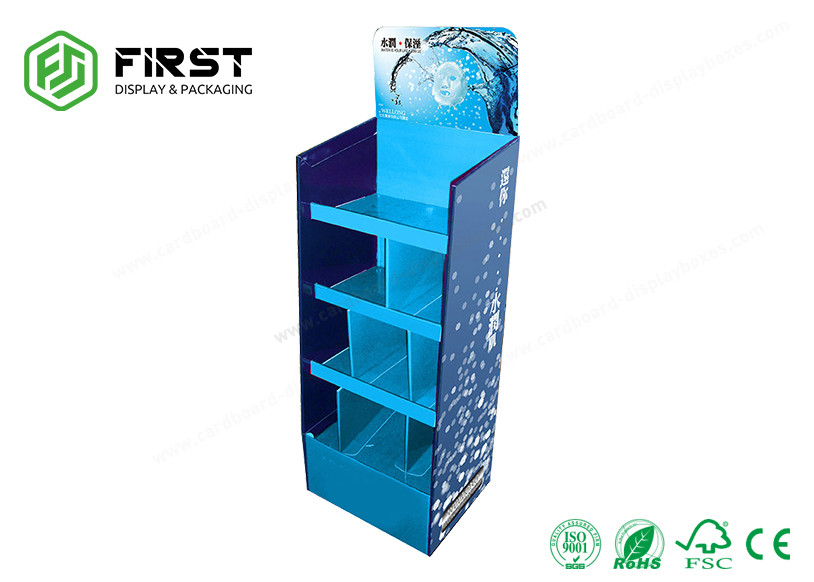 OEM Customized Printing Promotional Recycling Paper Floor Cardboard Display Stand