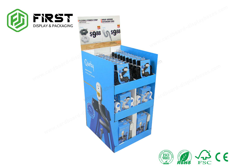 Eco Friendly CMYK Color Printing Custom Design Cardboard POP Displays Stand