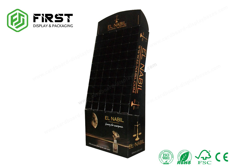 UV Coating Customized Logo Cardboard Floor Displays , Sturdy Structure Corrugated POP Displays