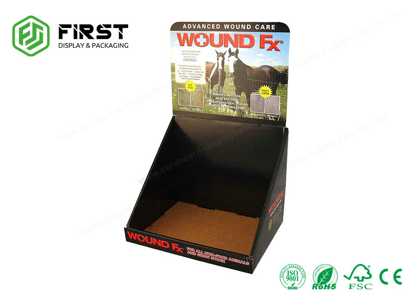 CMYK Printing 350g CCNB Corrugated Recyclable Cardboard Display Boxes For Retail Store
