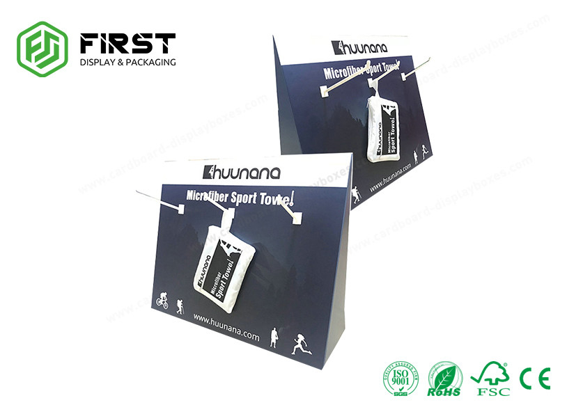 Easy Assembly Advertising Counter Display , Customized Printing Cardboard Counter Display Trays