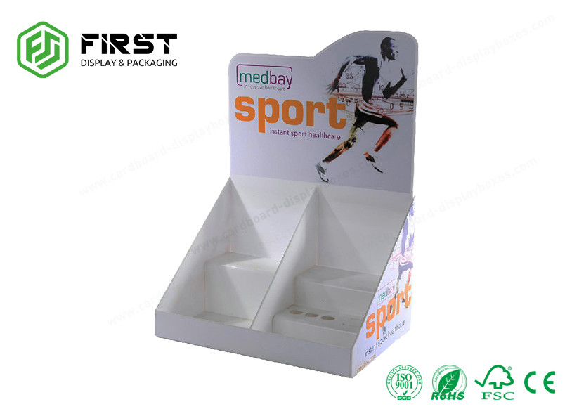 Customized Retail Advertising Promotion POP Paper Cardboard Counter Top Display stand