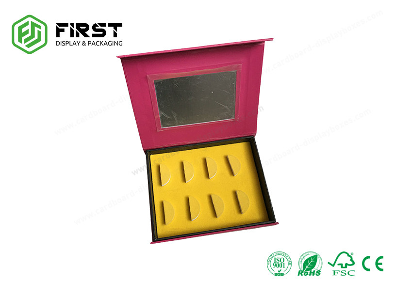 Custom Logo Paper Cardboard Luxury Magnetic Packaging Gift Box With Insert for Eyelashes