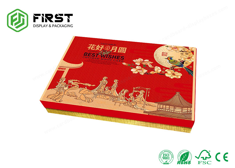 Customized CMYK Color Printing Handmade Cardboard Gift Boxes Rigid Packaging Box
