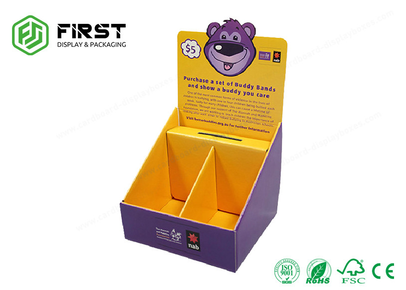 Custom Printing Retail Shelf Ready Box Foldable CDU Cardboard Counter Display Boxes