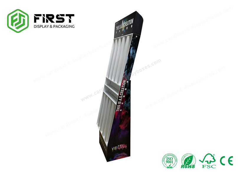 OEM Customized Foldable POP Carton Stand Custom Retail Cardboard Floor Display Stand