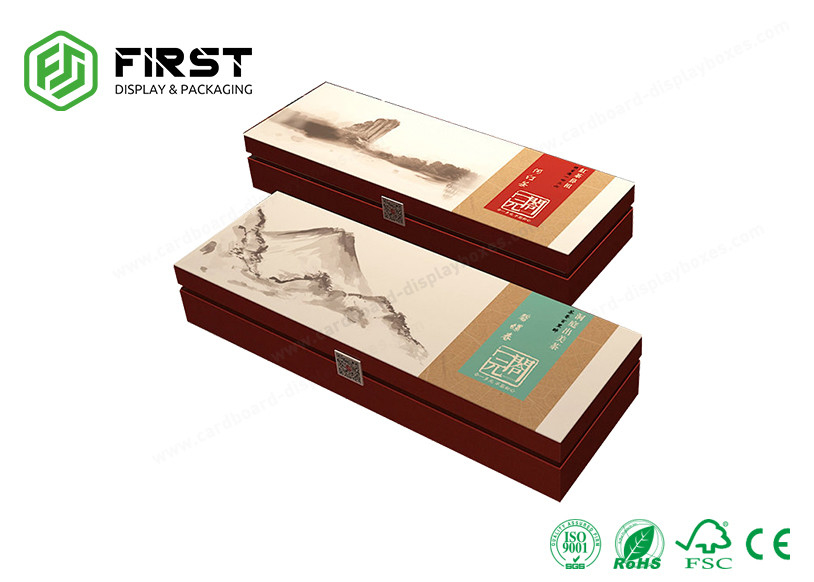 Recyclable Cardboard Gift Boxes High End Customized Logo Printing Rigid Gift Packaging Box