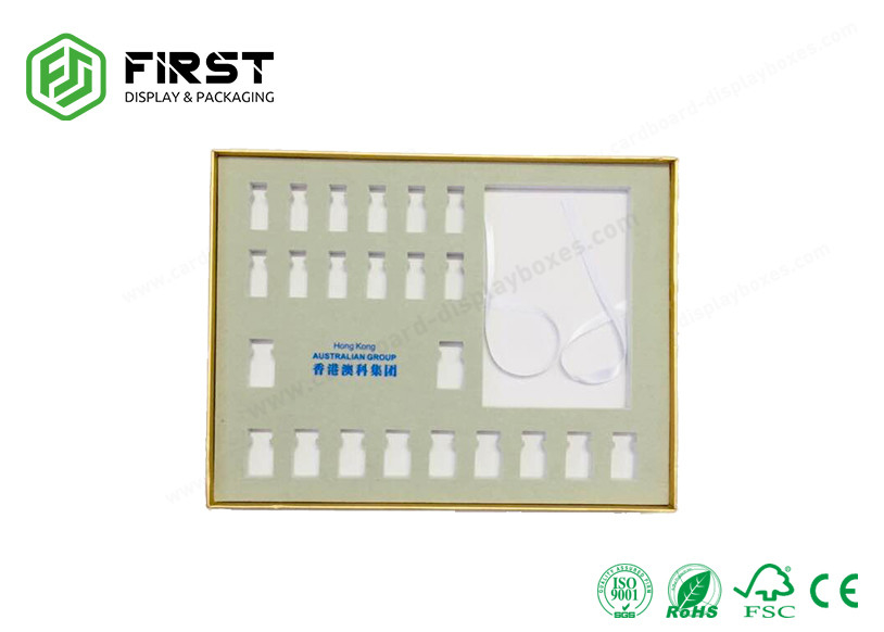 UV Coating Customized Foil Stamping Logo Rigid Cardboard Skincare Gift Cosmetic Packaging Box
