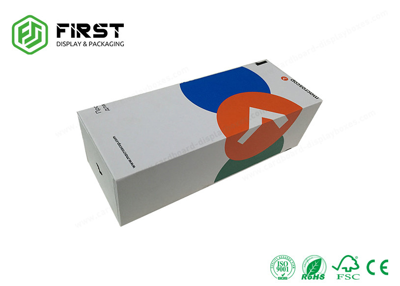 CMYK Printed Logo Customized Recyclable Cardboard High End Gift Packaging Box With Lid