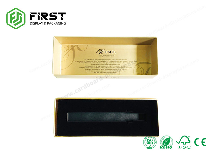 Customized 2-Piece Gift Box Recyclable Logo Printed Cardboard Rigid Gift Packaging Box With Lid