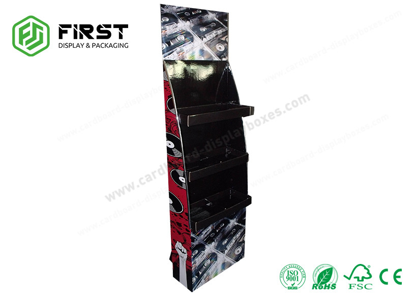 Foldable POP Carton Stand Custom Retail Portable Cardboard Floor Display