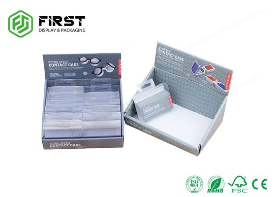 OEM Color Printed Retail Custom Cardboard Counter Paper Display Box For Promotion